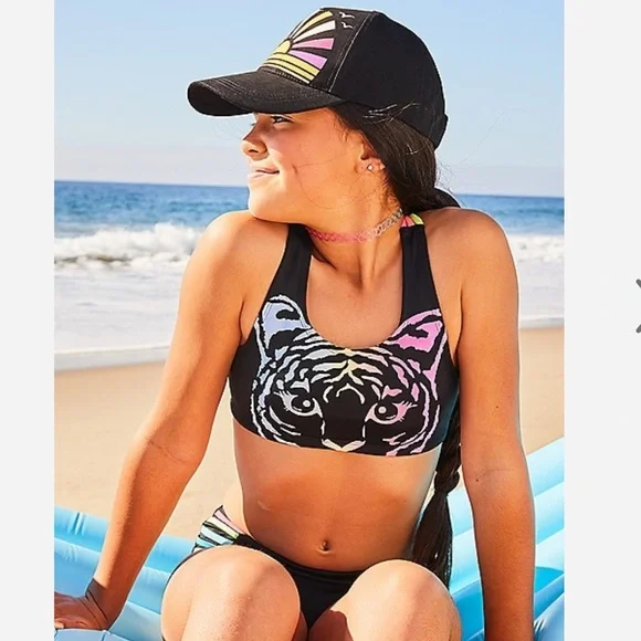 Justice Swim New Tiger Color Changing Swimsuit Justice Poshmark